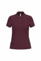Dames Polo iDeal Basic Brand Burgundy